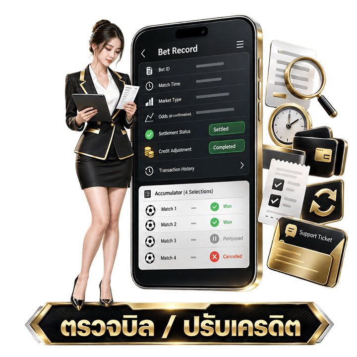 แจ้งปรับยอดเครดิตกีฬา